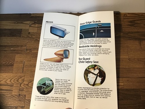 1976 Ford Autos Zubehör Prospekt Mustang II, Pinto, Granada - Bild 8 von 8