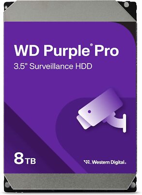 WD8002PURP Western Digital 8TB WD Purple Pro Überwachungsinterne Festplatte HD