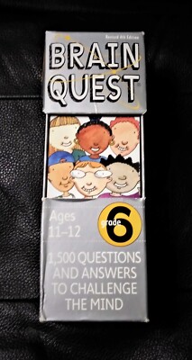 Brain Quest Grade 6 11-12- Revised 4th Edition: 1,500 Questions and Answers