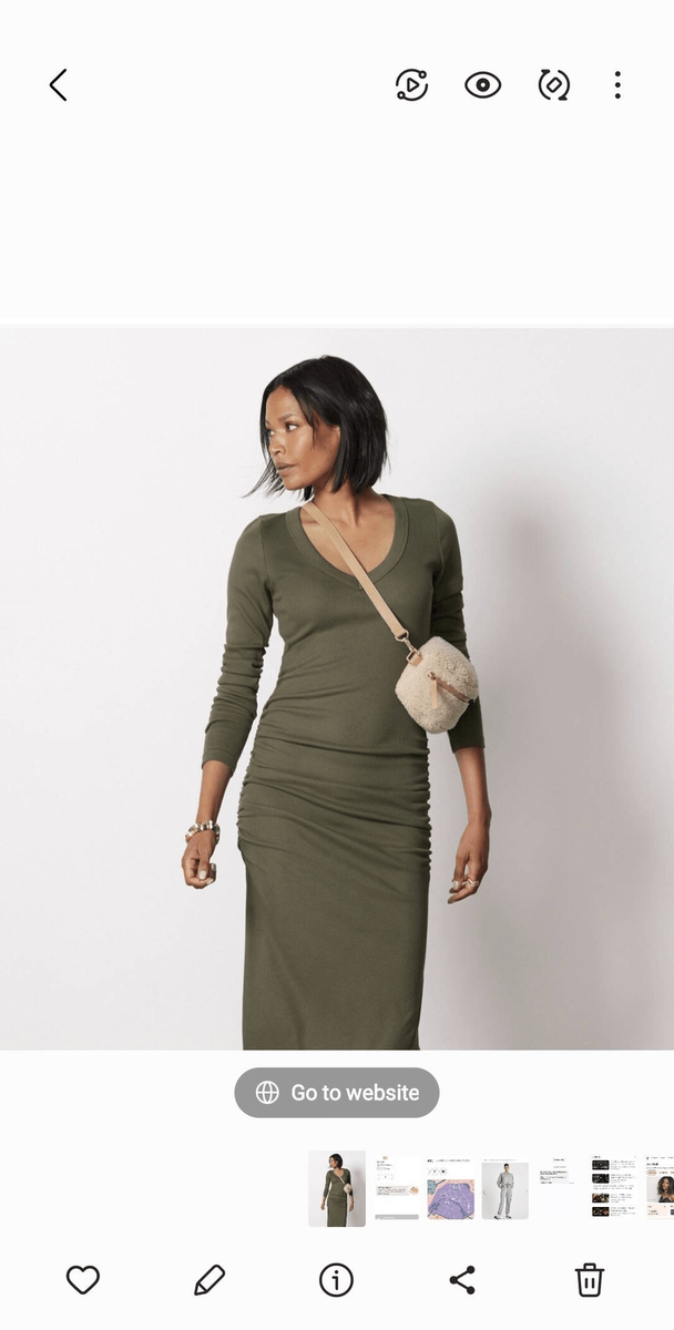 michael stars ruched midi dress Michael Stars Natalie Square Neck Ruched Midi Dress