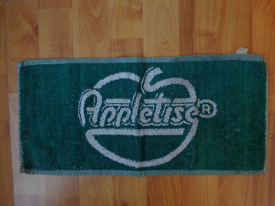 VINTAGE APPLETISE PUB BAR TOWEL BEER MAT BREWERIANA MAN CAVE