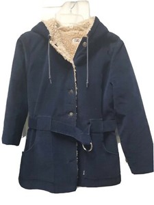 levi's men's corduroy sherpa hooded trucker jacket