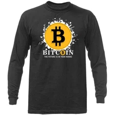 Bitcoin Miner Crypto Currency Traders Graphic Long Sleeve