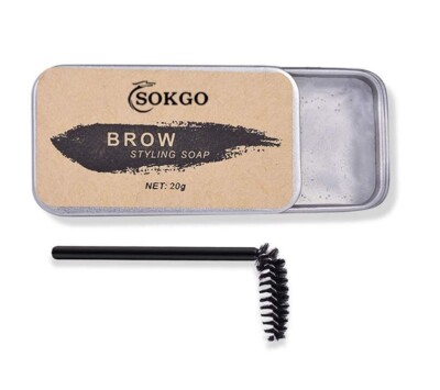 Eyebrow Soap, 3D Brows Styling Soap, Transparent Long Lasting Natural Eyebrow W