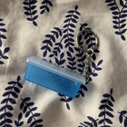 Vtg Blue Tupperware Mini Fridgesmart Container Keychain Small Trinket Holder EUC — photo 1