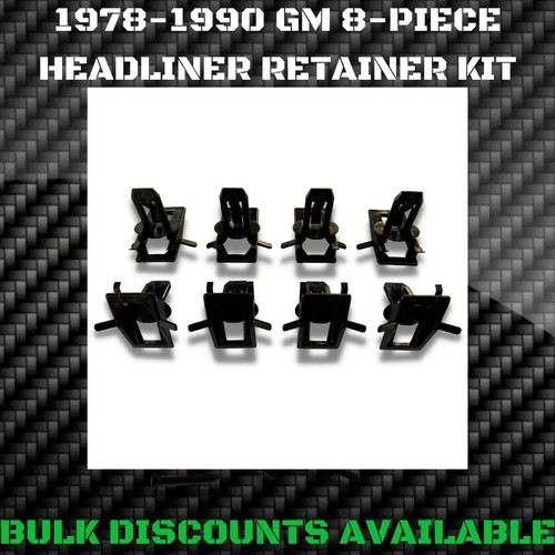 1978-1988 G BODY Techo Moldura Adorno Clips Botones Sujetadores Retenedor - Imagen 1 de 3