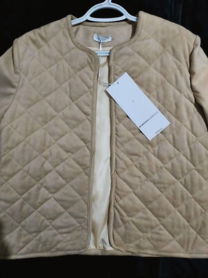 RUBENDELLARICCIA MILANO BEIGE QUILTED JACKET size 44 / L - JACKET WOMEN BEIGE