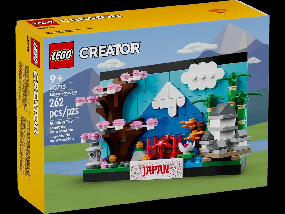 Lego Creator Japan Postcard 40713 Mt Fuji Cherry Blossom Himeji