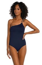 La Blanca 299711 Women's Island Goddess One Shoulder One Piece Swimsuit, 6