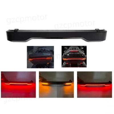 LED Flow Brake Trunk Tail Turn Light For Harley Touring King Tour Pak Pack 14-UP