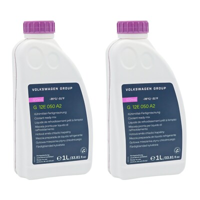 2 Liter Original Audi VW Kühlerfrostschutz FertigMix Kühlmittel G12evo G12E050A2
