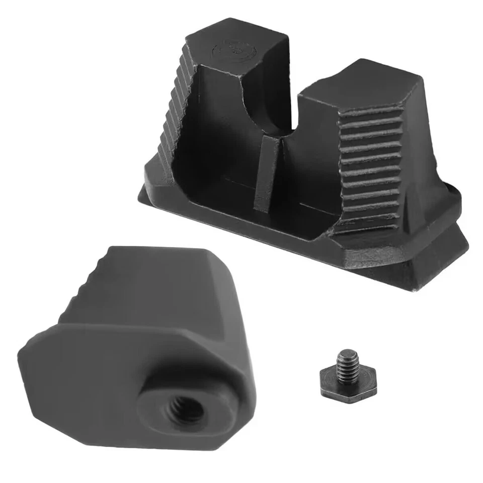 Edelstahl Co-Witness Höhe Front & Rear Visier für Glock