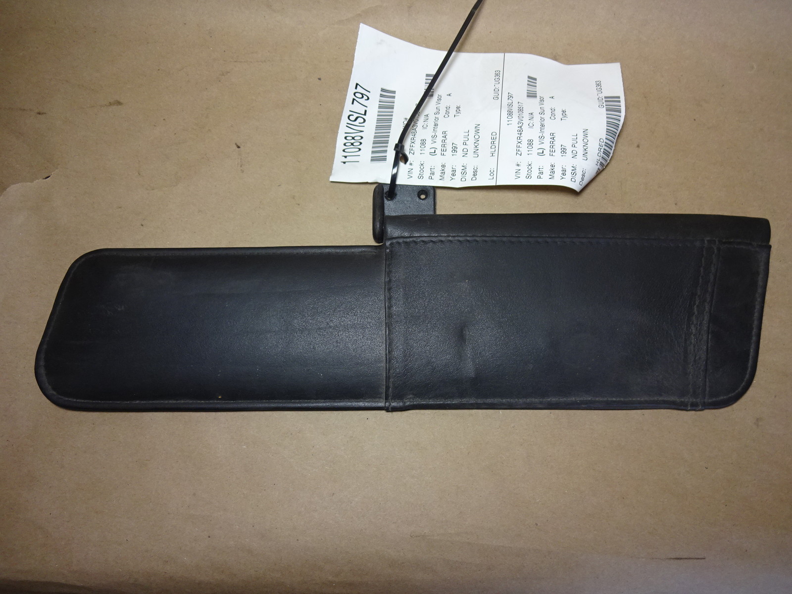 Ferrari 348 355 - Left LH Driver Side Sun Visor # 63922200