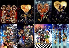 KINGDOM HEARTS 2 POSTER ART PRINT PICTURE A3 11.7 × 16.5 INCH AMK1842
