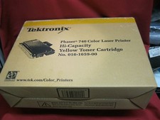 Tektronix Xerox Phaser 740 Hi Capacity Yellow Toner Cartridge 016-1659-00