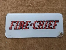 Original Texaco Firechief Gas Pump Front Plate, Glass