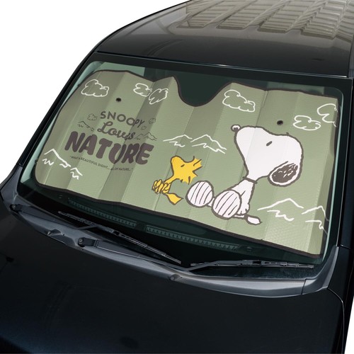 Snoopy Car Accessories Windshield Sunshade Peanuts Nature 60X130cm