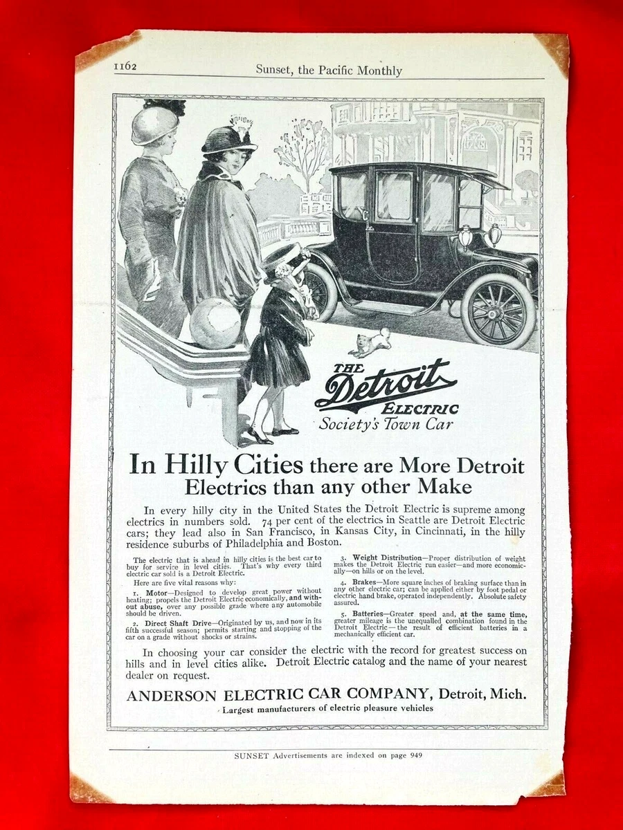 1914 electric sale car