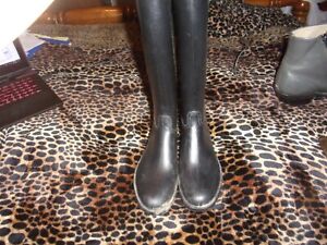 womens rubber riding boots