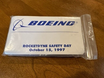 Vintage Boeing Rocketdyne Thermal Blanket From Safety Day 1997
