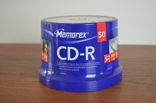 New Sealed Memorex CD-R 50 pk 52x 700 MB 80 Min CD
