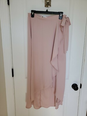 [Amisu] Women's Wrap Skirt Pink Size 10