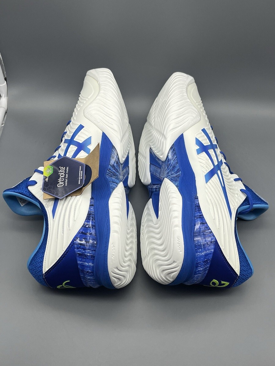 Asics Court FF Novak Djokovic Mens Tennis Shoes Blue Lime