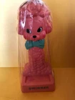 SWIMMER Chapeau Doll Poodle Head Mannequin Hat Wig Stand Accessory Tray Pink Dog