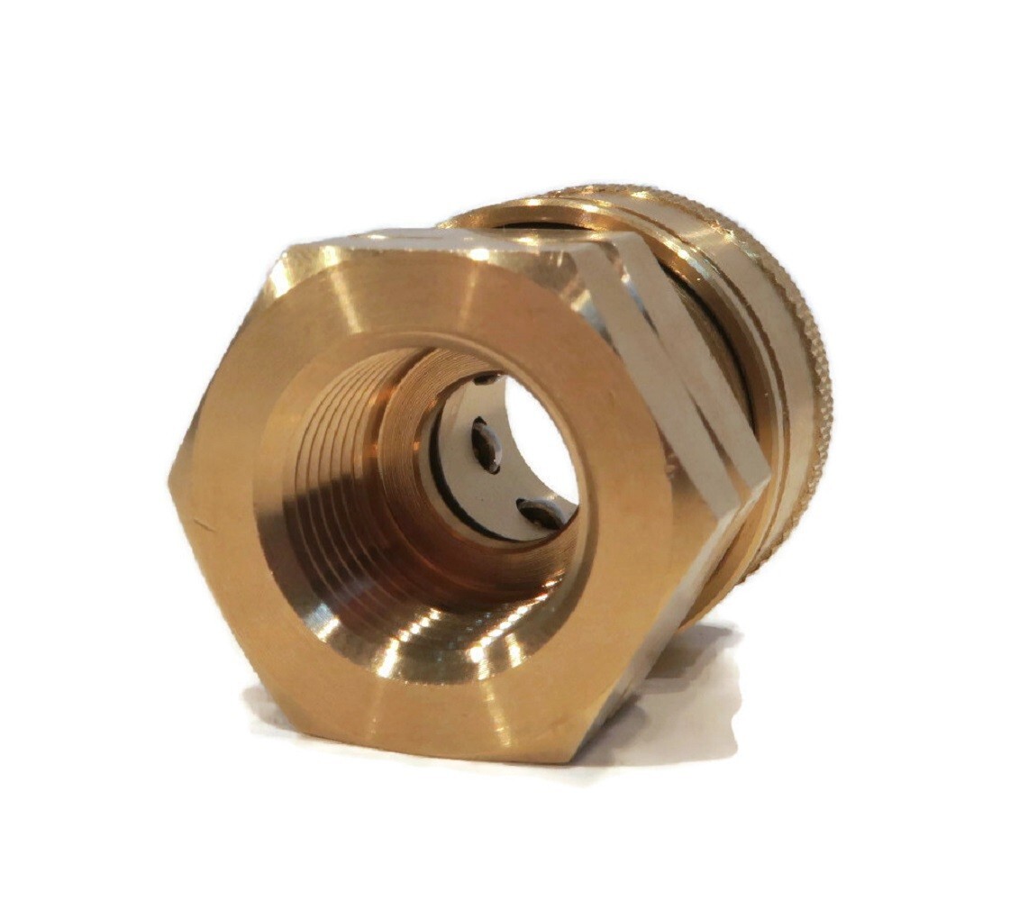 3/8" FPT Brass Quick Connect Coupler for Fast Transitioning to Foam Cannons