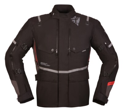 Modeka Trohn Motorradjacke Tourenjacke wasserdicht schwarz dunkelgrau