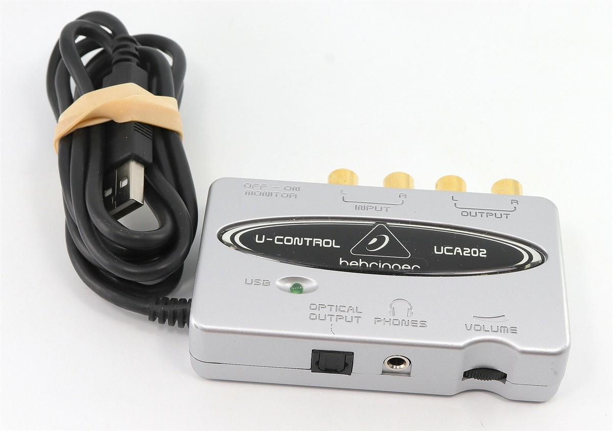 Behringer U-Control UCA202 Ultra-Low Latency 2 In/2 Out USB Behringer U-Control UCA202 Ultra-Low Latency 2 In/2 Out USB
