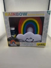 Good Banana Rainbow Bubble Machine, Cordless Automatic Bubble Maker, Blower