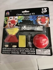 Clown Makeup Kit Circus Dress up Halloween 