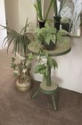 Antique Round Accent Table 22 1/2in.tall X 15 1/2in.wide — photo 2