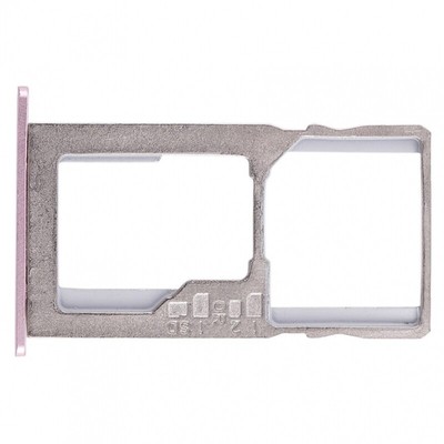 SIM CARD TRAY FOR ASUS ZENFONE 3 MAX ZC553KL DUAL SD ADAPTER PINK