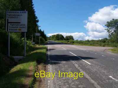 Photo 6x4 Loch Fyne, road junction Furnace/NN0200 Straight ahead for Gle c2006