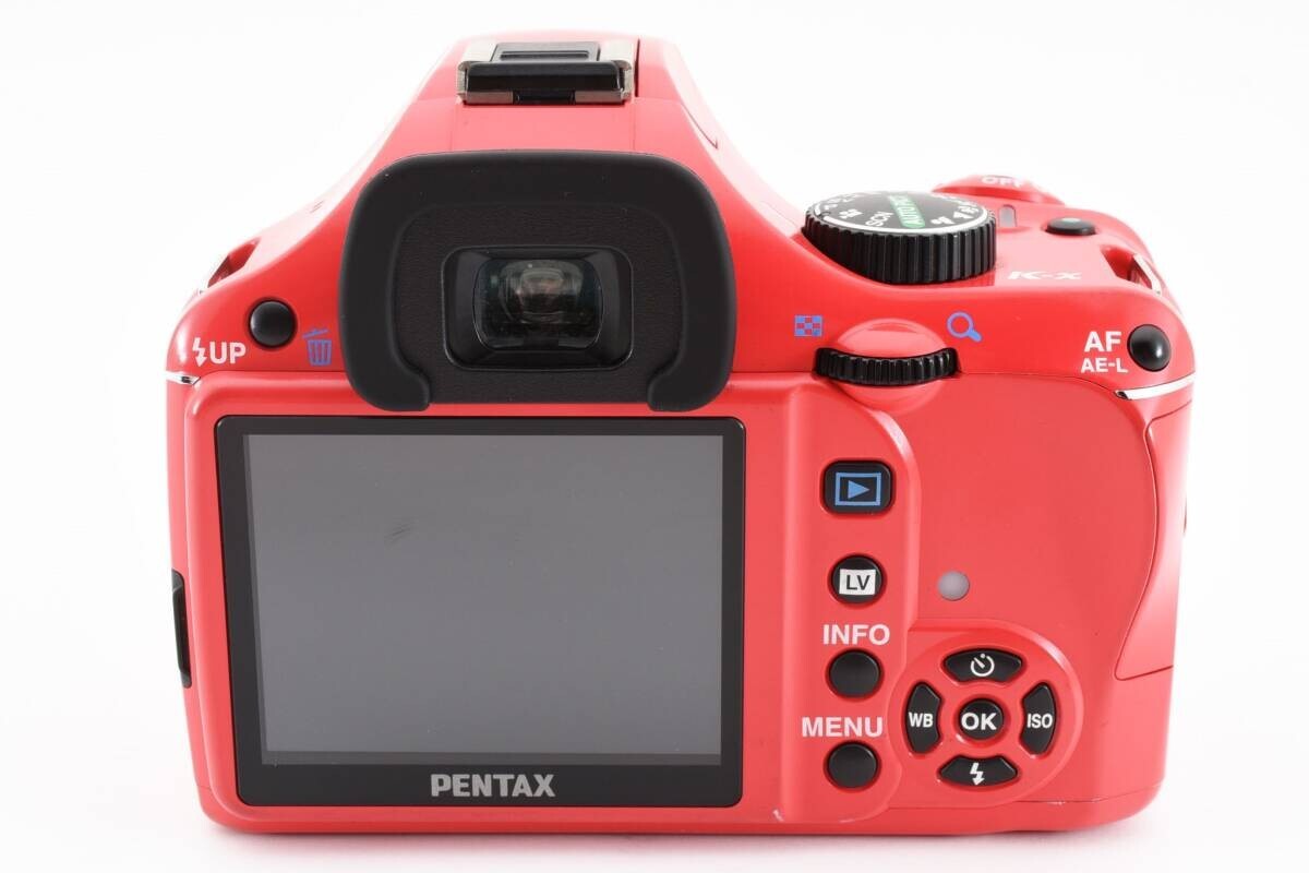 PENTAX Pentax K K-x 12.4MP Digital SLR Camera - Red (Kit w/ AL 18