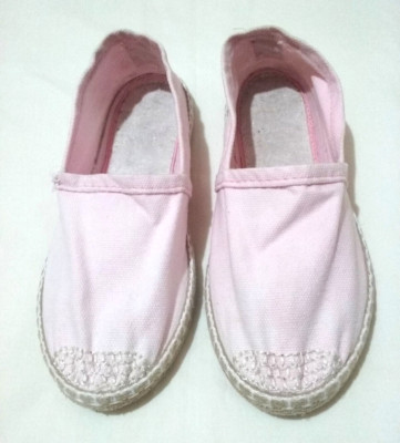 Flossy Style Javer Spain Slip-On Shoes Pink Blanco Canvas - Size EU37 / US7
