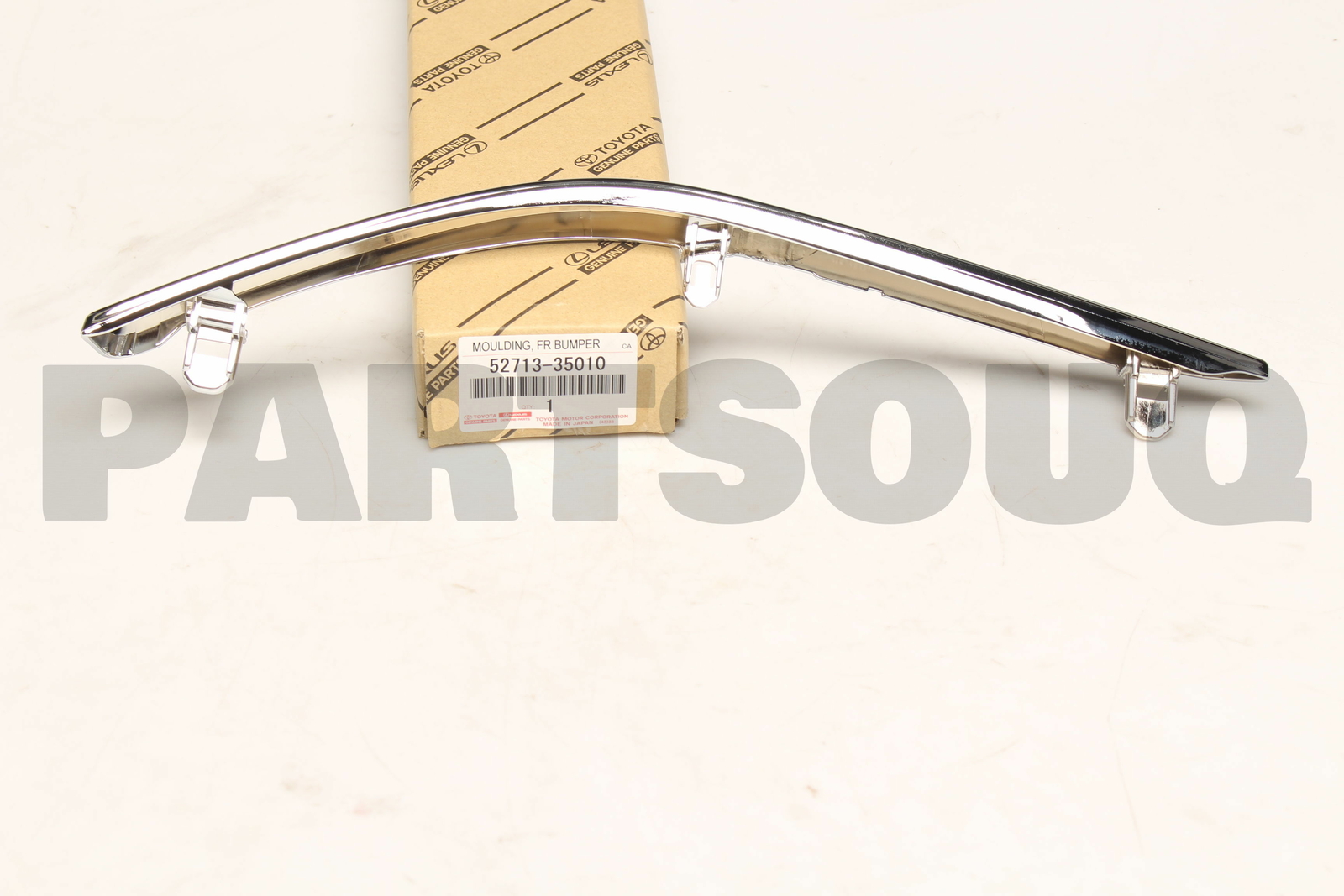 5271335010 Genuine Toyota MOULDING, FRONT BUMPER SIDE, LH 52713  