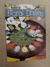 1950 Coats  Clark Book No. 268  NEWEST IN FLORAL DOILIES pattern book M372