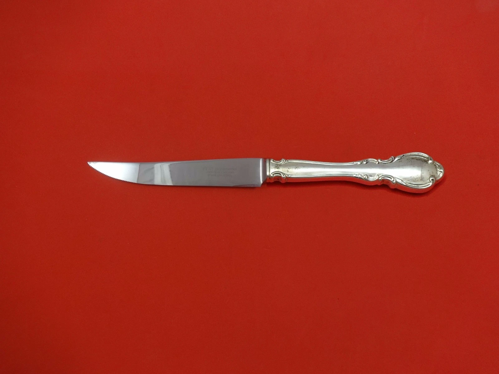 Legato by Towle Sterling Silver Steak Knife HHWS Custom Made 8 1/2" Serrated
