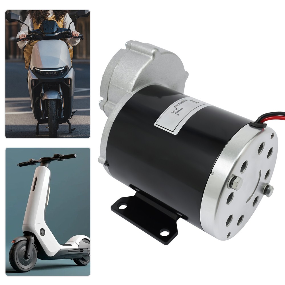 600W DC 24V Reduction Electric Motor 1:6.67 for Scooters Bikes Go-Karts 450RPM