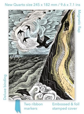 Angela Harding: Cornish Path (Foiled Quarto Journal) by Flame Tree Studio (Engli