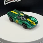 Vintage Hot Wheels Redline Lola GT70 Green US Base - Good Condition, OG Decals