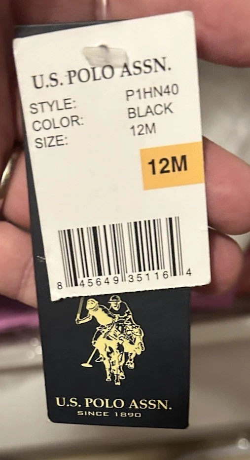 Paquete de 2 piezas polo con capucha para niños pequeños de EE. UU. talla 12 m nuevo con etiquetas + pantalones cortos Champion 9-12 m Foto 3 de 4