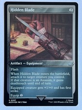 1x ETCHED FOIL HIDDEN BLADE - Assassin's Creed - MTG - Magic the Gathering