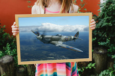 Spitfire aviation poster wall art print un framed various size options available