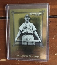 🔥Enos Slaughter (#’d 958 of 2,500) 2002 Donruss Elite Series Legends #ES-16🔥