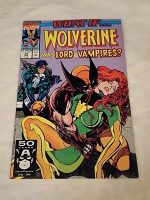 What If...? #24 (Marvel Comics April 1991) Wolverine Becomes Lord Of Vampires