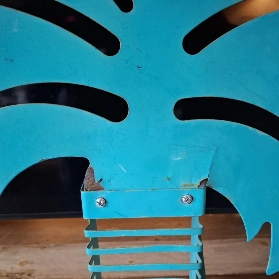 Винтажный Vaporwave CD медиа стойка Y2K Miami вице пальма редкая - Изображение 3 из 4